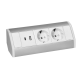 GNIAZDO MEBLOWE 2xUSB ORNO OR-GM-9039(GS)/W-G